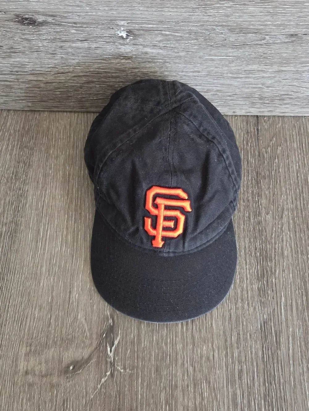 Infant Baby San Francisco Giants Black Baseball Cap with Orange Logo